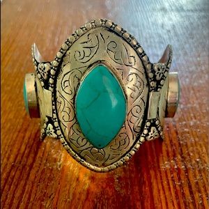 Turquoise cuff bracelet